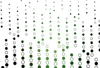 Light Green vector backdrop with dots.