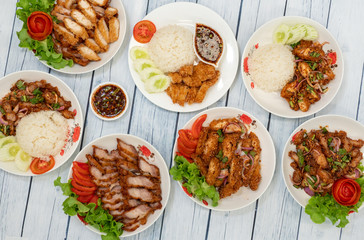 Thai Food Mixed Sets 2
