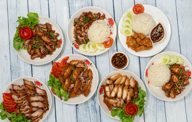 Thai Food Mixed Sets 7