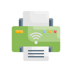 Smart Printer Vector Icon