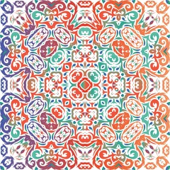 Decorative color ceramic talavera tiles.