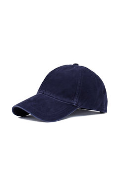 Dark Blue Baseball Cap, Side View