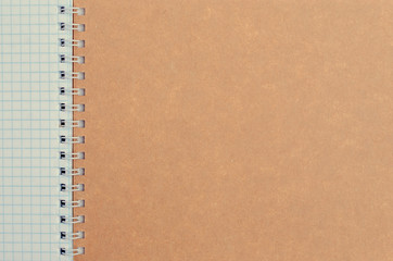 Open Notepad with blank pages with a spiral.