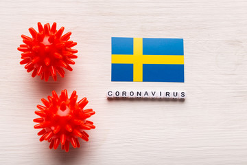 Abstract virus strain model of 2019-nCoV middle East respiratory syndrome coronavirus or...