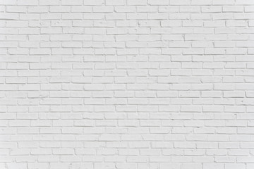 White brick urban wall for  texture or background