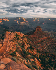 Grand Canyon hiking trail in Arizona