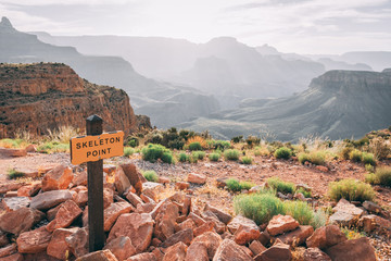 Grand Canyon hiking trail in Arizona
