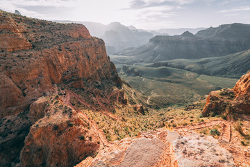 Grand Canyon hiking trail in Arizona