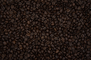 Roasted Coffee Bean Background Texture