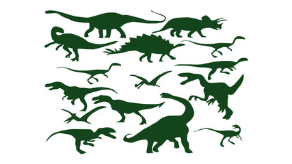 set of dinosaurs