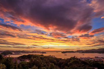 長崎の夕陽