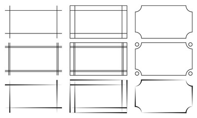 set of frames isolated