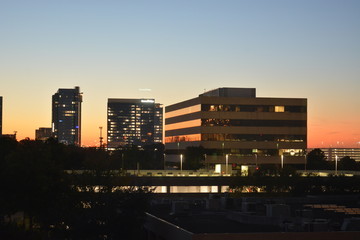 Fototapeta premium Houston sunset