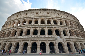 Fototapeta premium landmark of Rome Colosseum in italy
