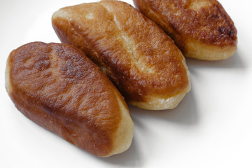 Homemade cakes on a white background | EKATERINBURG, RUSSIA - 10.04.2020.