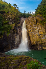 Fototapeta na wymiar Amazing and Beautiful waterfall in Meghalaya Northeast India