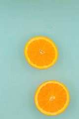 serving oranges on hand