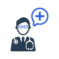 Doctor advice icon
