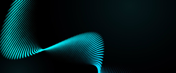 illustration of technology futuristic circuit digital,3d abstract sci-fi user interface concept with gradient dots and lines
