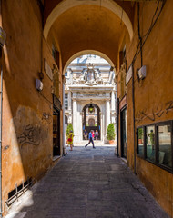 Fototapeta na wymiar Streets of Genua (Genova)