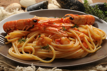 Spaghetti ai frutti di mare ft0204_5904 Pasta with seafood