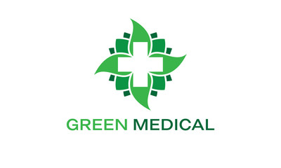 Fototapeta premium Green Medical Logo