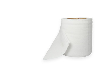 Tissue paper, isolated on a white background