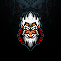 Angry Oldman esporst logo gaming