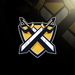 Knight Shield esport logo gaming © Arzuka