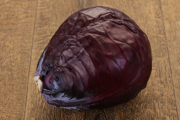Red bright cabbage