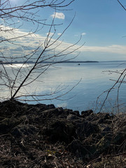 sunny day at the lake