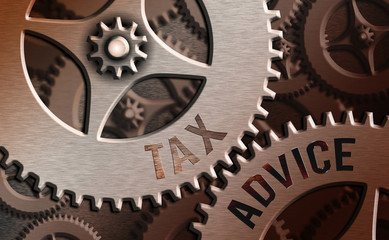 Text sign showing Tax Advice. Business photo text tax agent service with advanced training and knowledge of tax law