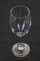 Empty glass cup