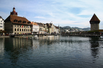 Fototapeta na wymiar Lucerna / Luzern (Suiza)