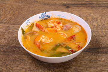 Famous Thai Tom Yam soup