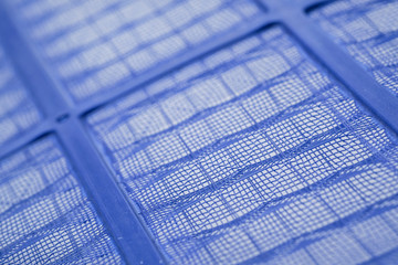 Close up pattern of a furnace filter