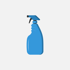 Bottle liquid detergent. Simple modern icon design illustration.