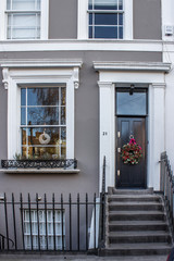 Classic style house entrance