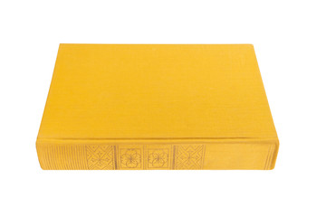 The book is green color on a white isolated background.