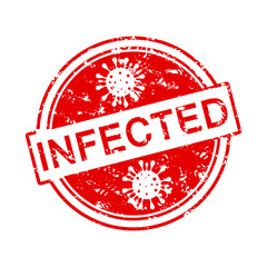 Rubber stamp infected virus
