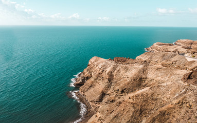 Aerial summer road and free space for your decoration 