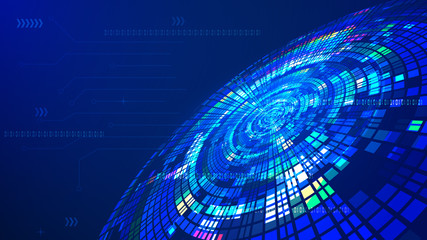 Internet technology poster background