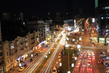 Fototapeta premium Ukraine Kiev city view