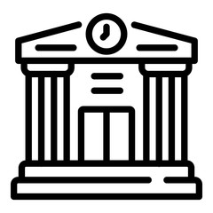 Theatre scene icon. Outline theatre scene vector icon for web design isolated on white background