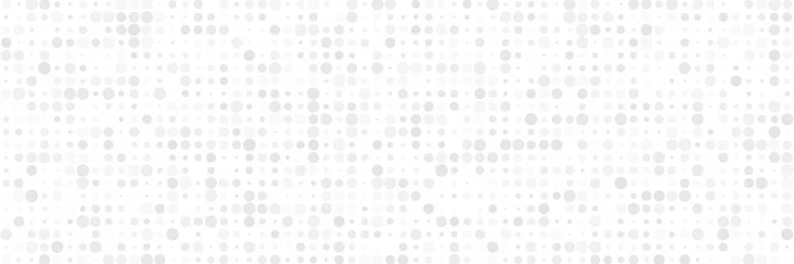 Gardinen Technologie-Banner-Design mit weißen und grauen Pfeilen. Abstrakter geometrischer Vektorhintergrund mit Punktkreismuster für breite Fahne © Salman