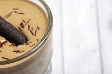 'Dalgona coffee' is a beverage from South Korea, made by whipping equal proportions of instant coffee, sugar and hot water until it becomes creamy and then adding it to cold or hot milk