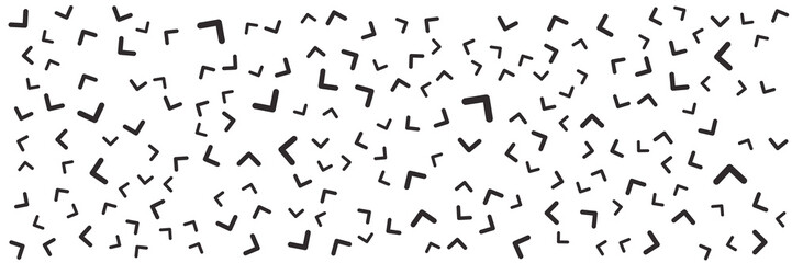 Arrow pattern vector set. Arrow texture vector set. Arrow chalk vector set. Red blue black brown white color 