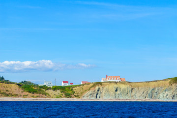 View of the Perce village