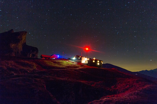 Gemmipass bei Nacht