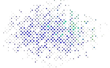 Light Multicolor, Rainbow vector backdrop with dots. Glitter abstract illustration with blurred drops of rain. Pattern for beautiful websites.